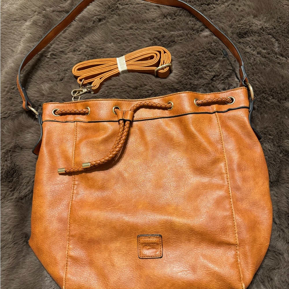 Dooney Bourke Tan Leather Shoulder Bag